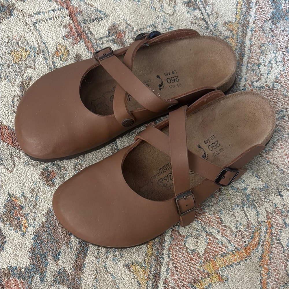 Birkinstock Mules with Crisscross Straps